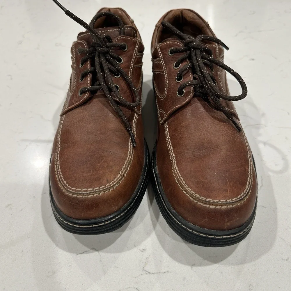 Johnston & Murphy XC4 Waterproof Brown Leather Oxford Shoes 10.5M 25-1074